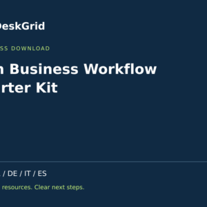 n8n Business Workflow Starter Kit — DeskGrid digital product cover
